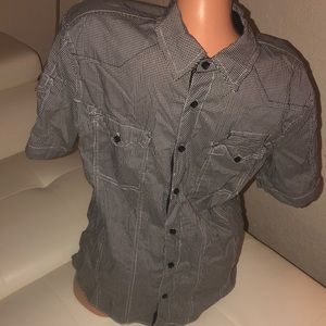 Rogue pony cowboy shirt button checker club howdy